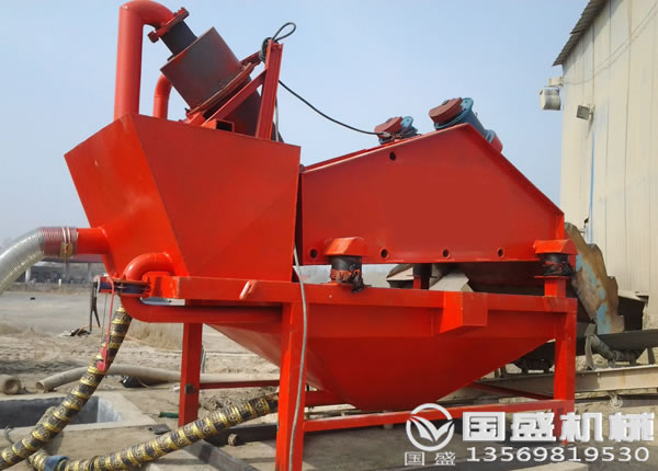 振動脫水篩選機試機現場 振動脫水篩選機試機現場